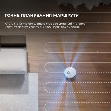 Робот-пылесос моющий Dreame Bot X40 Ultra Complete White (RLX63CE-2-Wh)-27-изображение