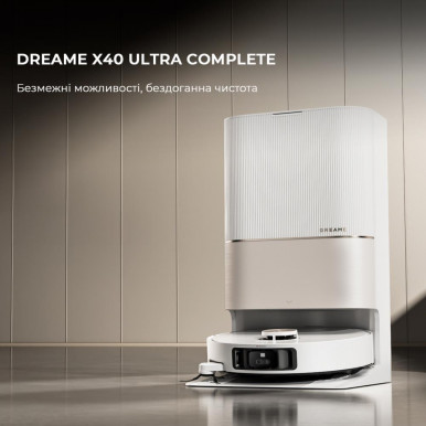Робот-пылесос моющий Dreame Bot X40 Ultra Complete White (RLX63CE-2-Wh)-34-изображение