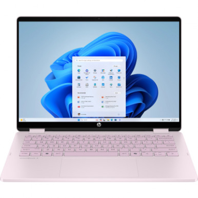 Ноутбук HP OmniBook 5 Flip x360 14" 2K IPS Touch, Intel 5-120U, 16GB, F512GB, UMA, DOS, рожевий-9-зображення