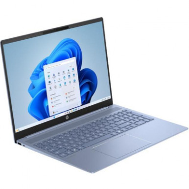 Ноутбук HP OmniBook 5 16-af1016ua 16" 2K IPS AG, Intel U7-255U, 16GB, F1024GB, UMA, DOS, блакитний-6-зображення