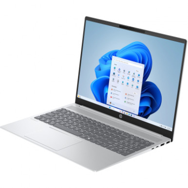 Ноутбук HP OmniBook 5 16-af1005ua 16" WUXGA IPS AG, Intel U5-225U, 16GB, F1024GB, UMA, DOS, сріблястий-8-зображення