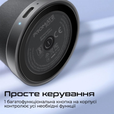 Акустична система Promate Punch 3 Вт Black (punch.black)-16-зображення