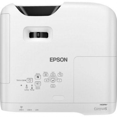 Проєктор короткофокусный Epson EB-W56S WXGA, 3700 lm, 0.6-8-зображення