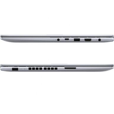 Ноутбук ASUS Vivobook 16X K3605VC-RP382 16" WUXGA IPS, Intel i5-13420H, 16GB, F512GB, NVD3050-4, NoOS, Сріблястий-12-зображення