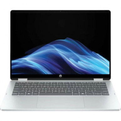 Ноутбук HP OmniBook 5 Flip x360 14" 2K IPS Touch, Intel 5-120U, 16GB, F1024GB, UMA, DOS, сріблястий-8-зображення