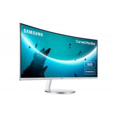 Монитор CURVED QLED LCD Samsung 34" C34J791 UWQHD 4ms, DP, HDMI, VA, HP, MM, 2xThunderbolt 3, 21:9-17-изображение