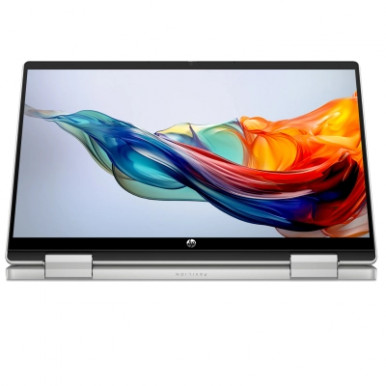 Ноутбук HP Pavilion x360 14-ek2007ua 14" FHD IPS Touch, Intel 3-100U, 8GB, F512GB, UMA, DOS, сріблястий-14-зображення