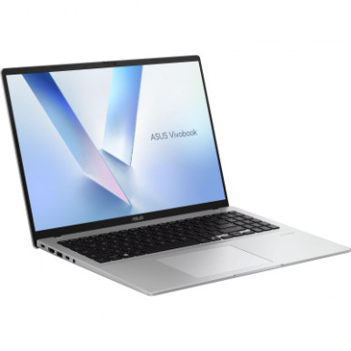 Ноутбук ASUS Vivobook 16 M1607KA-MB060 16" WUXGA IPS, AMD AI 7 350, 16GB, F1TB, UMA, NoOS, Сріблястий-8-зображення
