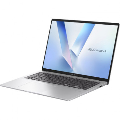 Ноутбук ASUS Vivobook 16 M1607KA-MB060 16" WUXGA IPS, AMD AI 7 350, 16GB, F1TB, UMA, NoOS, Сріблястий-9-зображення
