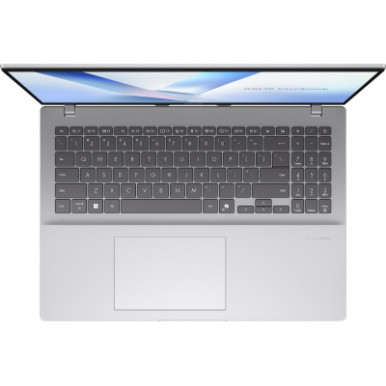 Ноутбук ASUS Vivobook 16 M1607KA-MB060 16" WUXGA IPS, AMD AI 7 350, 16GB, F1TB, UMA, NoOS, Сріблястий-10-зображення