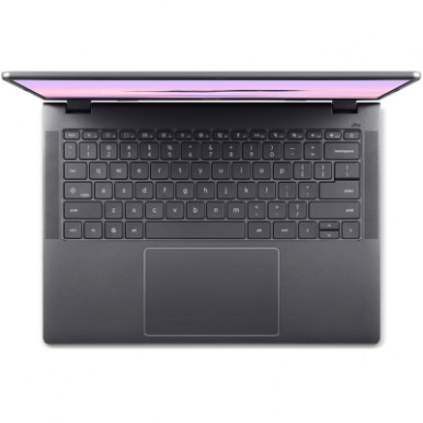 Ноутбук Acer Chromebook Plus CB514-6H 14" WUXGA IPS, Intel 3-N355, 8GB, F256GB, UMA, ChromeOS, сірий-10-зображення
