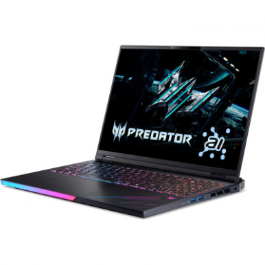 Ноутбук Acer Predator Helios 16 PH16-73 16" OLED, Intel U9-275HX, 64GB, F2TB, NVD5090-24, Win11P, чорний-10-зображення