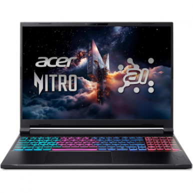 Ноутбук Acer Nitro V 16S ANV16S-41 16" WUXGA IPS, AMD R7-260, 32GB, F1TB, NVD5060-8, Lin, чорний-8 Ноутбук Acer Nitro V 16S ANV16S-41 16" WUXGA IPS, AMD R7-260, 32GB, F1TB, NVD5060-8, Lin, чорний-8-зображення