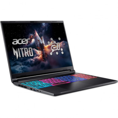 Ноутбук Acer Nitro V 16S ANV16S-41 16" WUXGA IPS, AMD R7-260, 32GB, F1TB, NVD5060-8, Lin, чорний-9 Ноутбук Acer Nitro V 16S ANV16S-41 16" WUXGA IPS, AMD R7-260, 32GB, F1TB, NVD5060-8, Lin, чорний-9-зображення