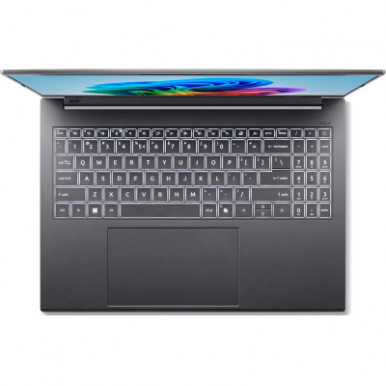 Ноутбук Acer Aspire 16 A16-11M 16" WUXGA IPS, Quallcomm X X1-26-100, 16GB, F512GB, UMA, Win11, сірий-10-зображення