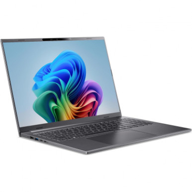 Ноутбук Acer Aspire 16 A16-11M 16" WUXGA IPS, Quallcomm X X1-26-100, 32GB, F1TB, UMA, Win11, сірий-8-зображення