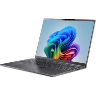 Ноутбук Acer Aspire 16 A16-11M 16" WUXGA IPS, Quallcomm X X1-26-100, 32GB, F1TB, UMA, Win11, сірий-9-зображення