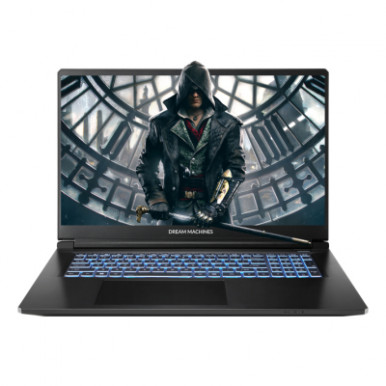 Ноутбук Dream Machines RT5050-17 17.3FHD IPS, AMD R7-260, 32GB, F2TB, NVD5050-8, DOS, чорний-4-зображення