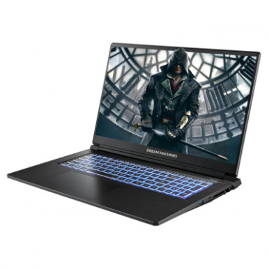 Ноутбук Dream Machines RT5050-17 17.3FHD IPS, AMD R7-260, 32GB, F2TB, NVD5050-8, DOS, чорний-6-зображення