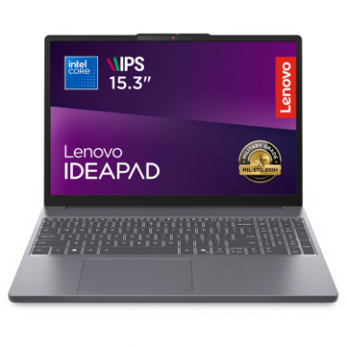 Ноутбук Lenovo IdeaPad Slim 3-15IRU10 15.3" WUXGA AG, Intel Core 3-100U, 16GB, F512GB, UMA, DOS, серый-11-изображение