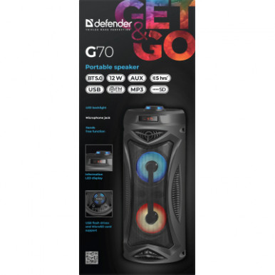 Акустична система Defender G70 Black (65171)-12-зображення
