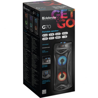 Акустична система Defender G70 Black (65171)-14-зображення