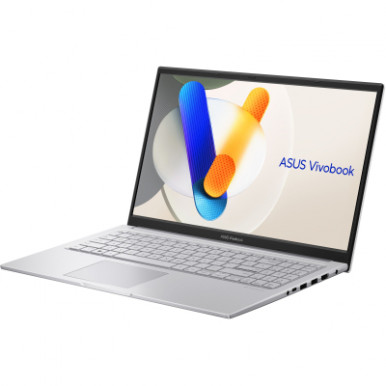 Ноутбук ASUS Vivobook 15 X1504VA-BQ700W 15.6" FHD IPS, Intel i3-1315U, 16GB, F512GB, UMA, Win11, Серебристый-11-изображение