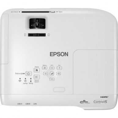 Проєктор Epson EB-994F FHD, 4100 lm, 1.3-2.09, Miracast, Apple AirPlay 2-10-зображення