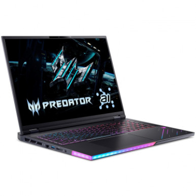 Ноутбук Acer Predator Helios 18 PH18-73 18" WQUXGA IPS, Intel U9-275HX, 192GB, F5TB, NVD5090-24, Win11P, черный-12-изображение