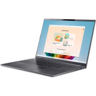 Ноутбук Acer Aspire 16 A16-61M 16" WUXGA+ OLED, AMD R7-350, 32GB, F1GB, UMA, Win11, серый-10-изображение