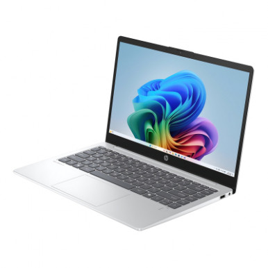 Ноутбук HP OmniBook 3 14-ha0001ua 14" FHD AG, AMD AI 5 340, 24GB, F1024GB, UMA, Win11, сріблястий-8-зображення