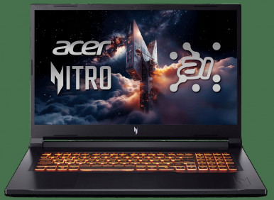 Ноутбук Acer Nitro V 17 AI ANV17-41-R7NT (NH.QYVEU.006) Obsidian Black-10-зображення