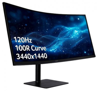 Монiтор 34" Acer CZ342CURJ0bmiphuzx (UM.CC2EE.001) Black-10-зображення