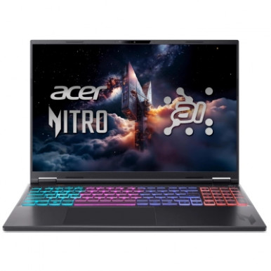Ноутбук Acer Nitro 16S AN16S-61 16" WQXGA IPS, AMD R7-350, 32GB, F1TB, NVD5070Ti-12, Lin, чорний-12-зображення