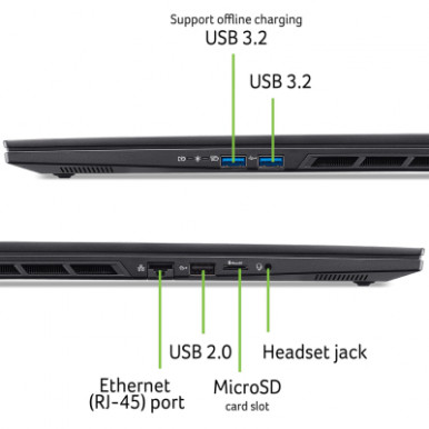 Ноутбук Acer Nitro 16S AN16S-61 16" WQXGA IPS, AMD R7-350, 32GB, F1TB, NVD5070Ti-12, Lin, чорний-15-зображення