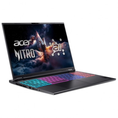 Ноутбук Acer Nitro 16S AN16S-61 16" WQXGA IPS, AMD R7-350, 32GB, F1TB, NVD5070Ti-12, Lin, чорний-16-зображення