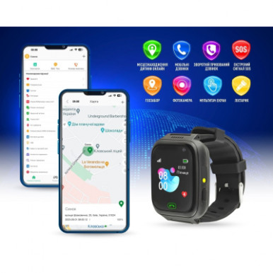 Смарт-годинник для дітей GARMIX PointPRO-100 Black (1002330)-6-зображення