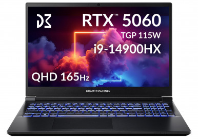 Ноутбук (портативний комп’ютер) CI9-14900HX 15" 32GB/2TB RG5060-15UA31 DREAM MACHINES-16-зображення