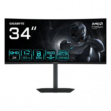 Монітор 34" GS34WQCA EK GIGABYTE-6-зображення