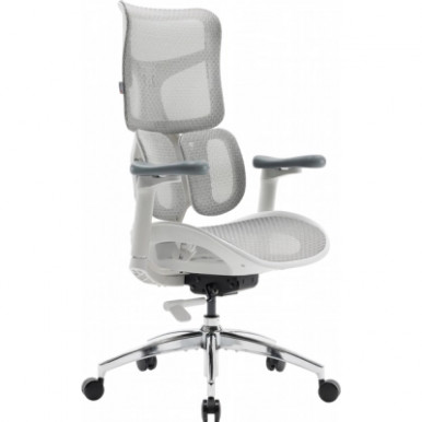 Офісне крісло Sihoo DORO S100 Mesh White (S100-M302)-12-зображення