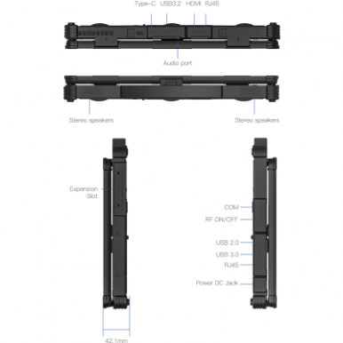 Ноутбук Vinga Scout X14A (X14A-123516512BWP)-14-зображення