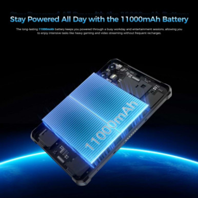 Планшет OUKITEL RT3 plus 8" 4/128GB/ NFC / LTE Black (6941749808516)-8-зображення