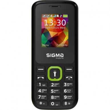 Мобильный телефон Sigma X-style 171 MINI Track Black-Green (4827798813720)-8-изображение