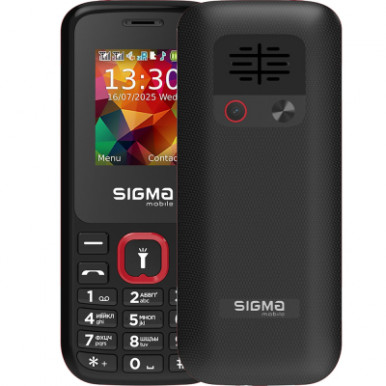 Мобільний телефон Sigma X-style 171 MINI Track Black-Red (4827798813744)-7-зображення