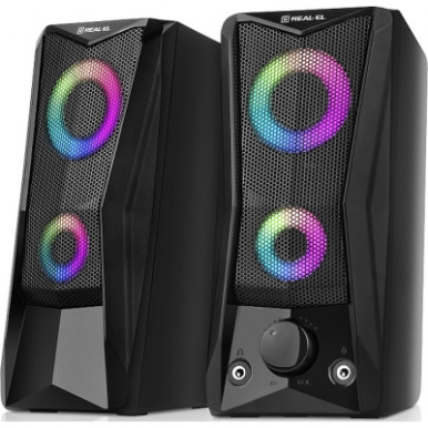 Акустична система REAL-EL S-107 USB Black (EL121100017)-17-зображення