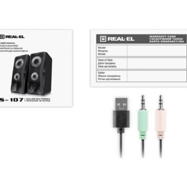 Акустична система REAL-EL S-107 USB Black (EL121100017)-21-зображення