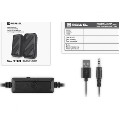 Акустична система REAL-EL S-130 USB Black (EL121100018)-21-зображення