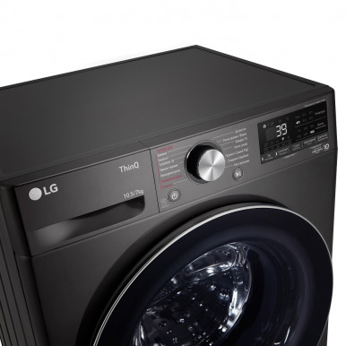 Прально-сушильна машина LG  F4V9RC9P-60-зображення