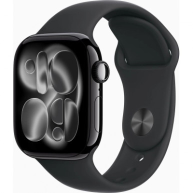 Смарт-годинник Apple Watch Series 11 GPS 42mm Jet Black Aluminium Case with Black Sport Band - S/M (MEQT4RK/A)-3-зображення
