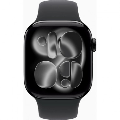 Смарт-годинник Apple Watch Series 11 GPS 42mm Jet Black Aluminium Case with Black Sport Band - S/M (MEQT4RK/A)-4-зображення